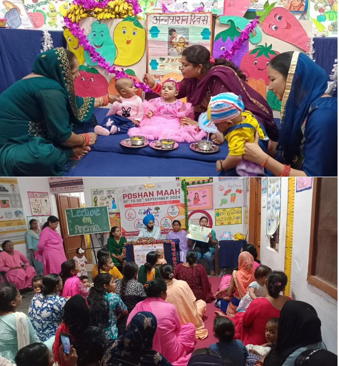 Activities undertaken in Chandigarh - Continued Nutrition Month 2024